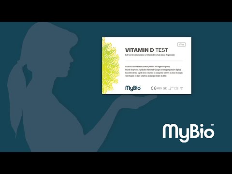 MyBio Vitamin D Easy to Use At Home Self Tests video