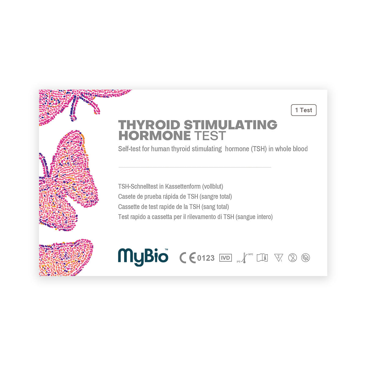 MyBio Thyroid Stimulating Hormone Easy to Use At Home Self Test