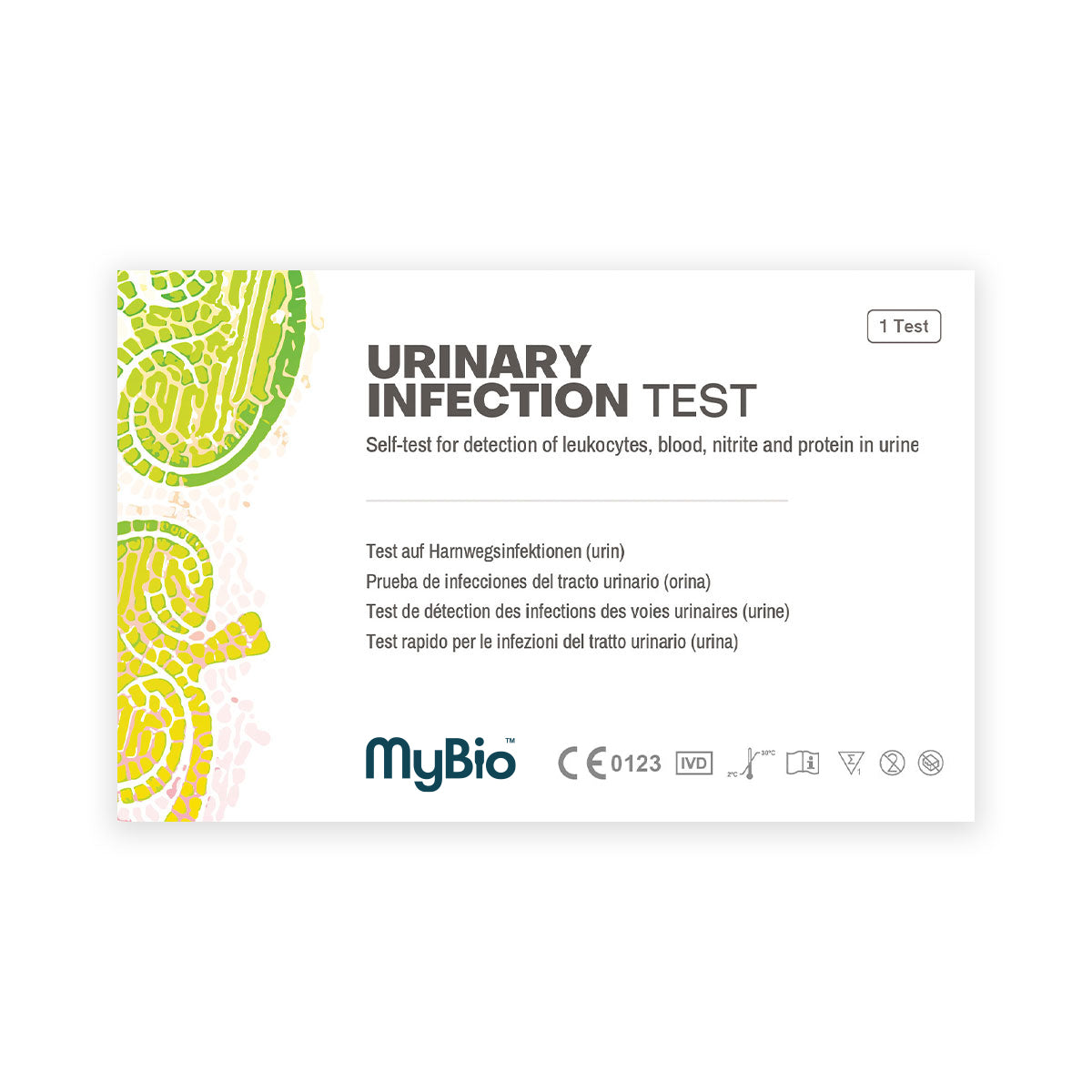 MyBio Urinary Infection (UTI) Easy to Use At Home Self Test